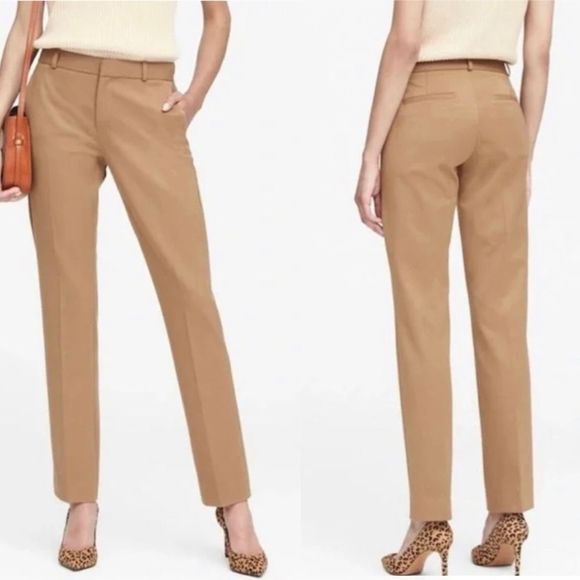 Banana Republic Pants - BANANA republic camel brown Ryan pants Sz 6 NWOT